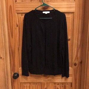 BOGO Loft cardigan Black Long Sleeve XL large